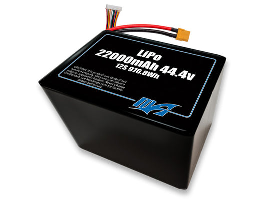A MaxAmps LiPo 22000mAh 12S 2P 44.4 volt SBS battery pack