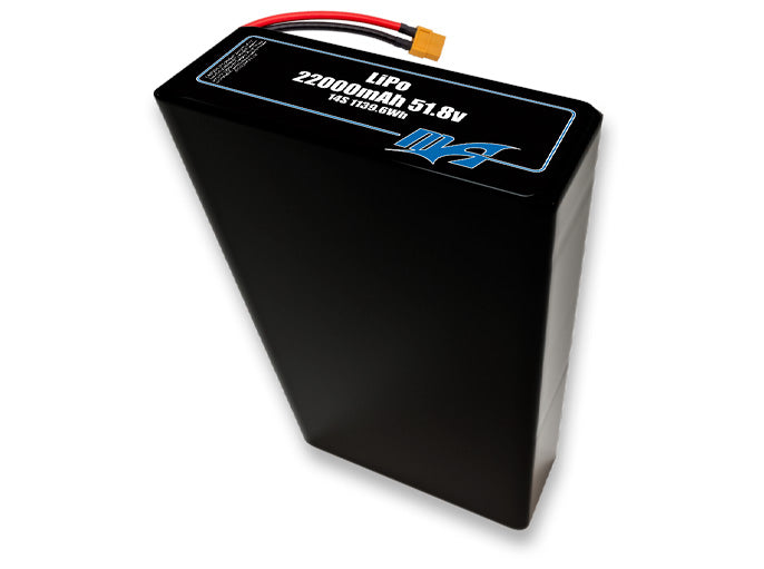 A MaxAmps LiPo 22000mAh 14S 2P 51.8 volt battery pack