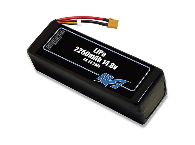 A MaxAmps LiPo 2250mAh 4S 14.8 volt battery pack