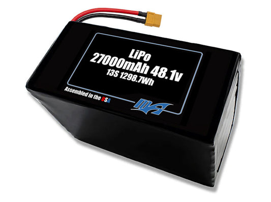 LiPo 27000 13S 48.1v NMC Battery Pack