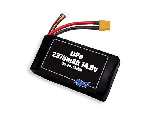 A MaxAmps LiPo 2375mAh 4S 14.8 volt battery pack