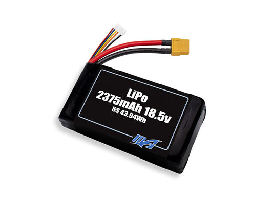 A MaxAmps LiPo 2375mAh 5S 18.5 volt battery pack