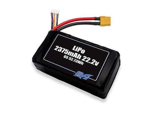 A MaxAmps LiPo 2375mAh 6S 22.2 volt battery pack