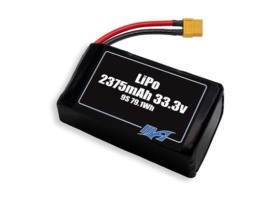 LiPo 2375 9S 33.3v Battery Pack