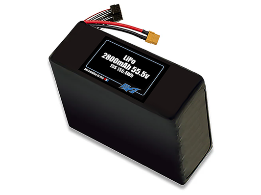 LiPo 2800mAh 15S 55.5v Battery Pack