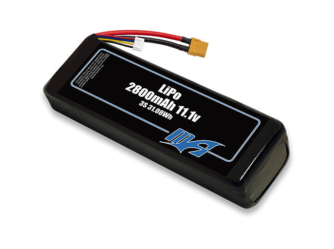 A MaxAmps LiPo 2800mAh 3S 11.1 volt battery pack
