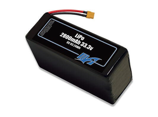 LiPo 2800 9S 33.3v Battery Pack