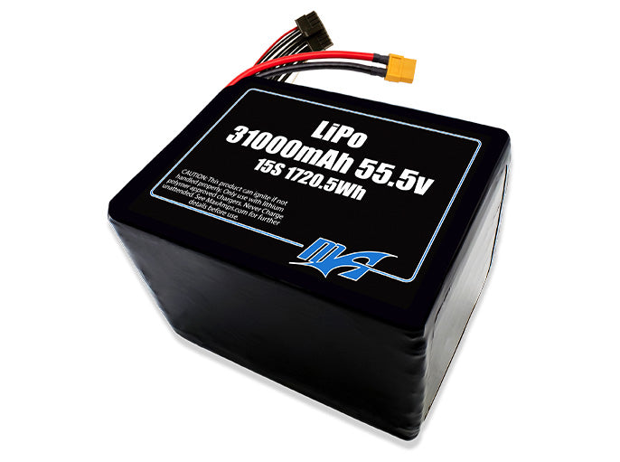 LiPo 31000 15S 55.5v Battery Pack