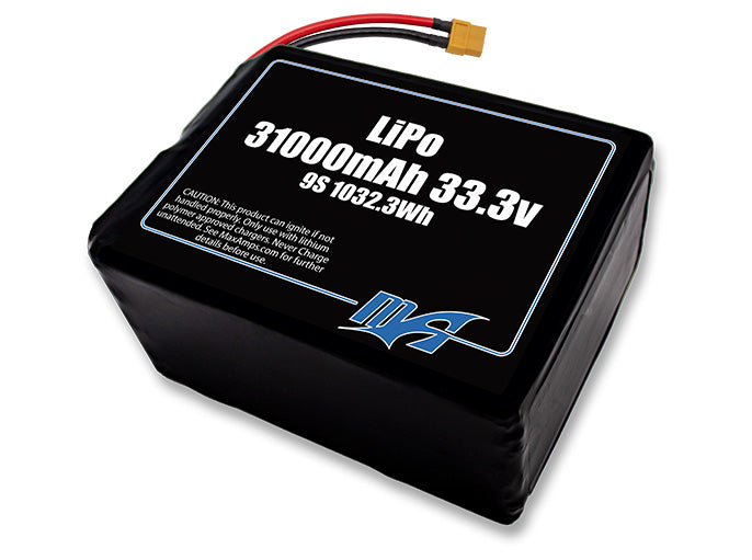 LiPo 31000 9S 33.3v Battery Pack
