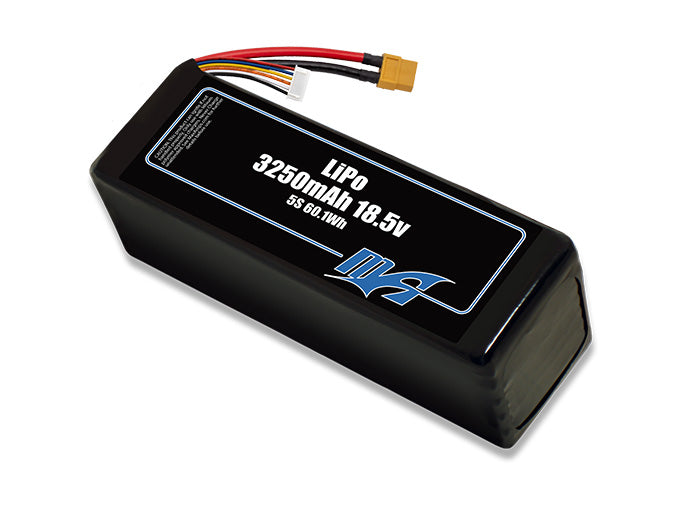 A MaxAmps LiPo 3250mAh 5S 18.5 volt battery pack