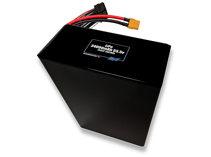 LiPo 34000mAh 15S2P 55.5v Battery Pack