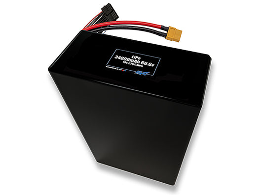LiPo 34000mAh 18S2P 66.6v Battery Pack
