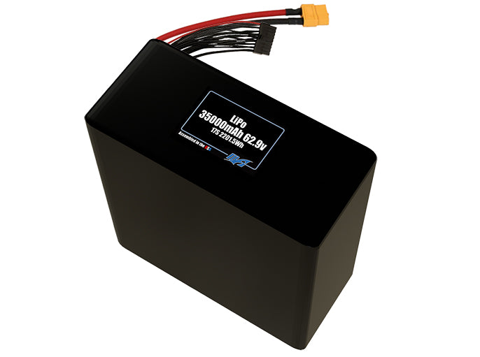 LiPo 35000mAh 17S 62.9v Battery Pack