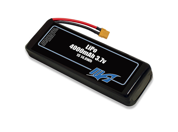 A MaxAmps LiPo 4000mAh 1S 3.7 volt battery pack