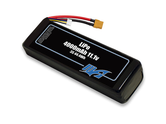 LiPo 4000 3S 11.1v Battery Pack