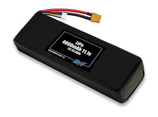 LiPo 4000mAh 3S 11.1v Battery Pack