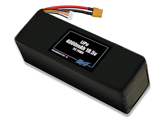 LiPo 4000mAh 5S 18.5v Battery Pack