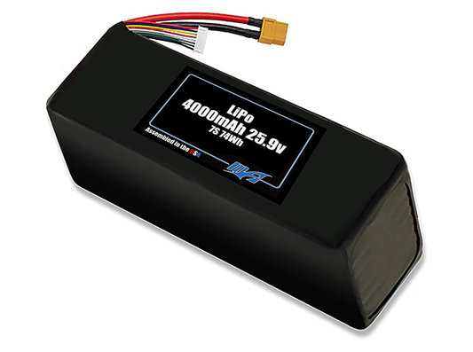 LiPo 4000mAh 7S 25.9v Battery Pack