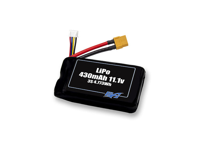 A MaxAmps LiPo 430mAh 3S 11.1 volt battery pack