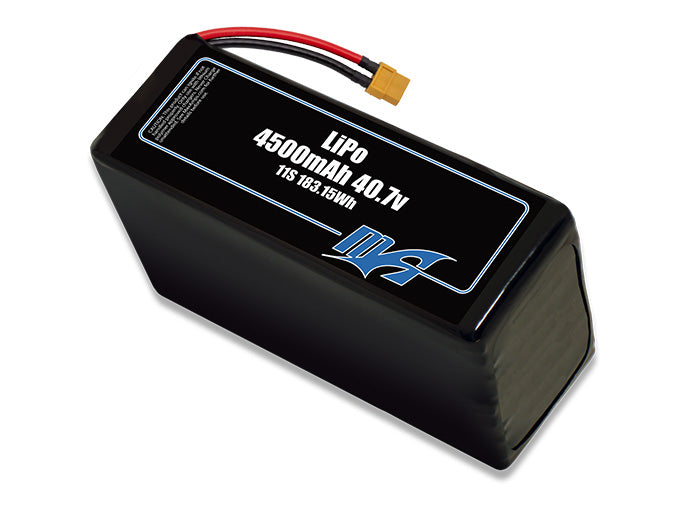 A MaxAmps LiPo 4500mAh 11S 40.7 volt battery pack