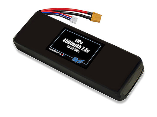 LiPo 4500mAh 2S 7.4v Battery Pack