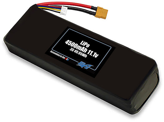 LiPo 4500mAh 3S 11.1v Battery Pack