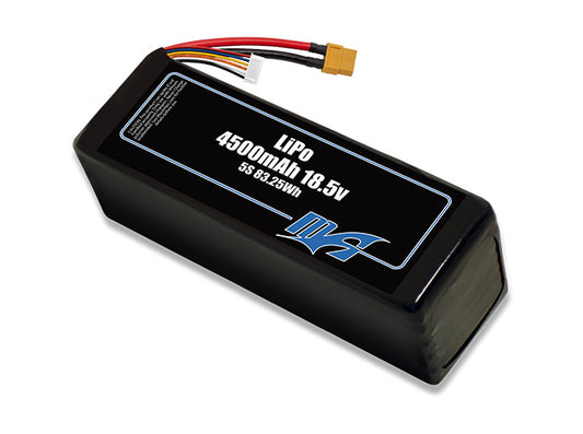 A MaxAmps LiPo 4500mAh 5S 18.5 volt battery pack