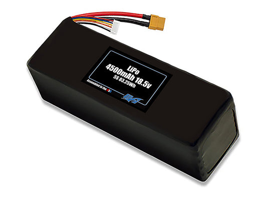 LiPo 4500mAh 5S 18.5v Battery Pack