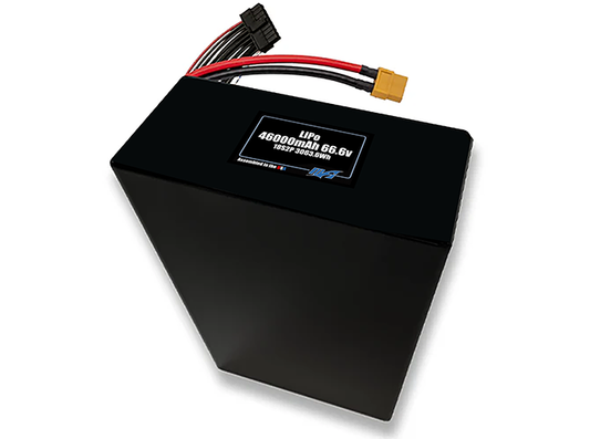 LiPo 46000mAh 18S2P 66.6v Battery Pack