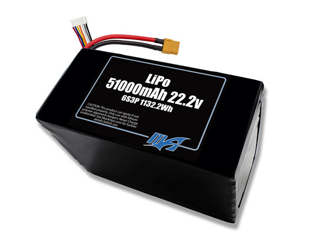 LiPo 51000 6S 22.2v Battery Pack