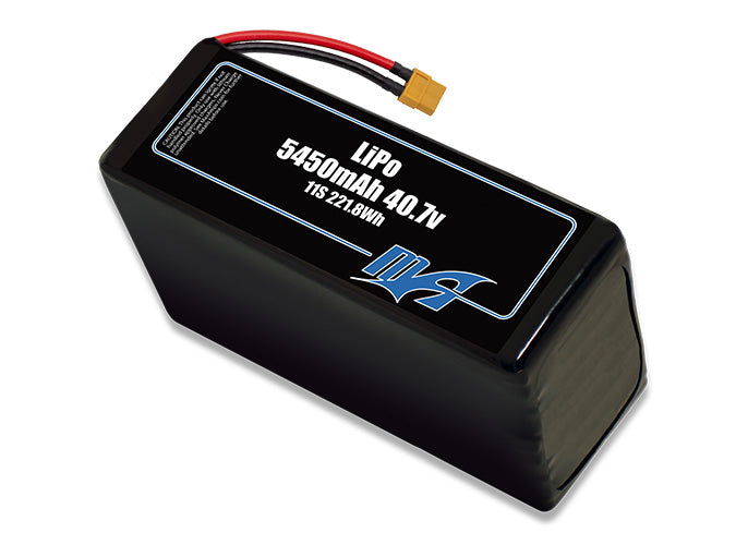LiPo 5450 11S 40.7v Battery Pack