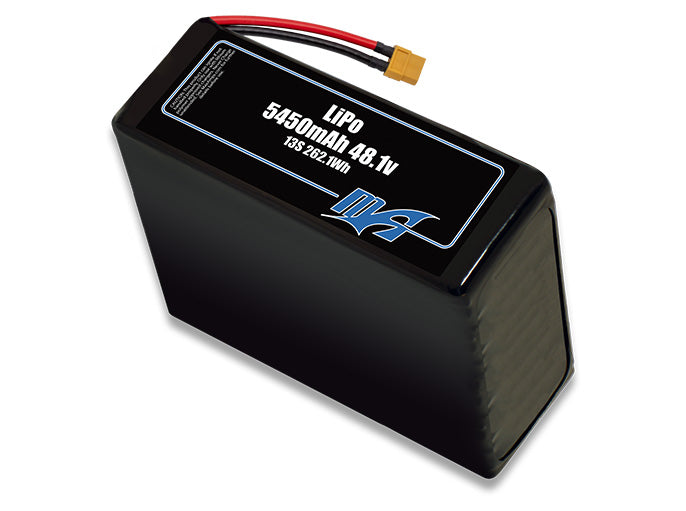 A MaxAmps LiPo 5450mAh 13S 48.1 volt battery pack