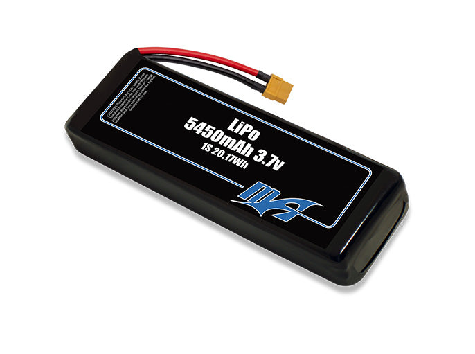 A MaxAmps LiPo 5450mAh 1S 3.7 volt battery pack