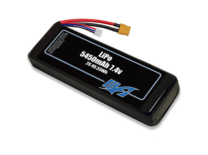 A MaxAmps LiPo 5450mAh 2S 7.4 volt battery pack