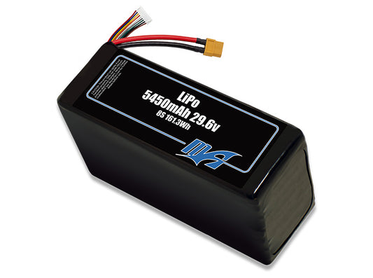 A MaxAmps LiPo 5450mAh 8S 29.6 volt battery pack