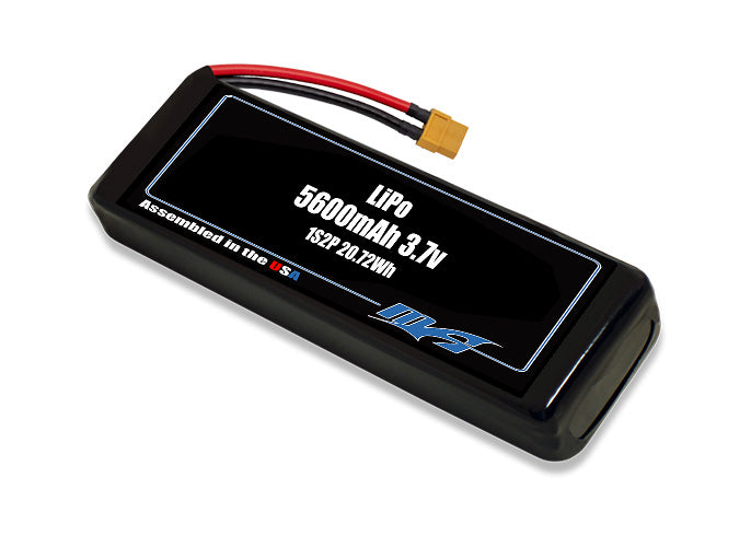 LiPo 5600mAh 1S2P 3.7v Battery Pack