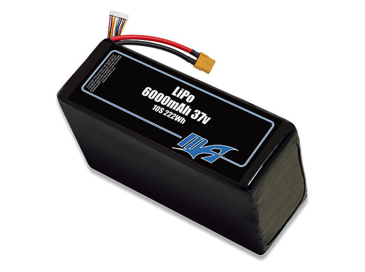A MaxAmps LiPo 6000mAh 10S 37 volt battery pack