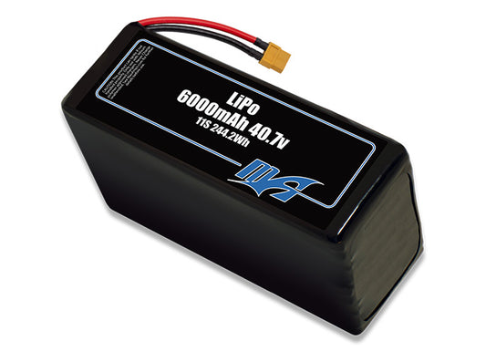A MaxAmps LiPo 6000mAh 11S 40.7 volt battery pack