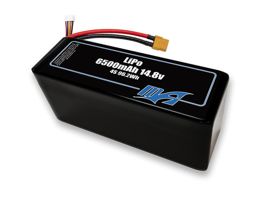 A MaxAmps LiPo 6500mAh 4S 2P 14.8 volt battery pack