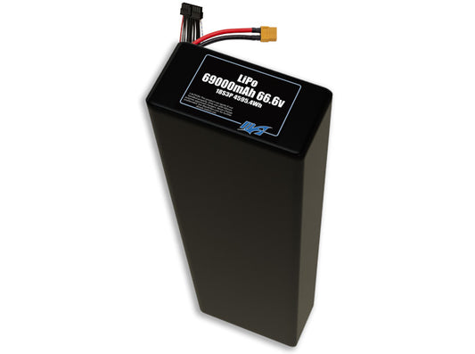 LiPo 69000 18S3P 66.6v Battery Pack