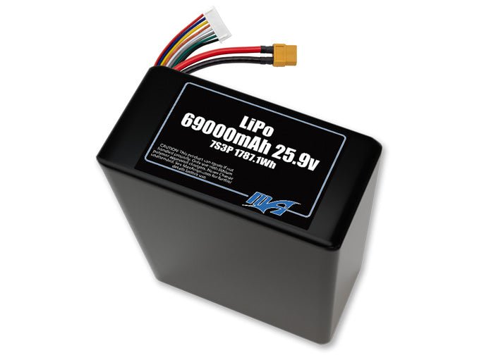 LiPo 69000 7S3P 25.9v Battery Pack