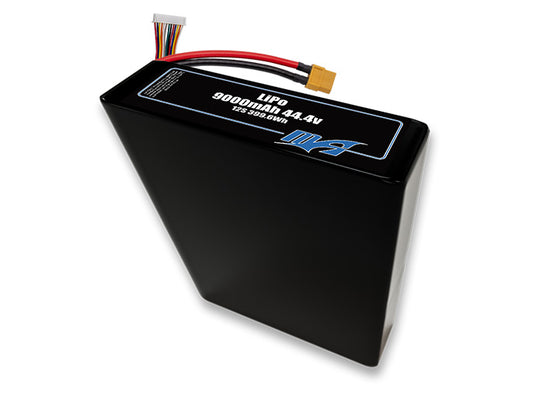 LiPo 9000 12S2P 44.4v Battery Pack