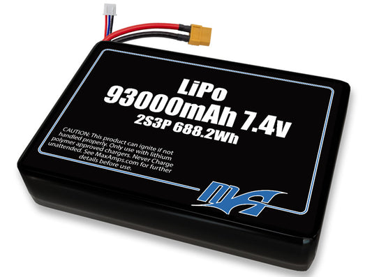 LiPo 93000 2s 7.4v Battery Pack