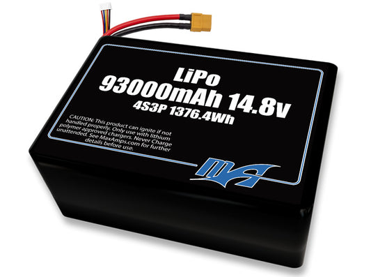 LiPo 93000 4s 14.8v Battery Pack