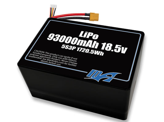 LiPo 93000 5s 18.5v Battery Pack