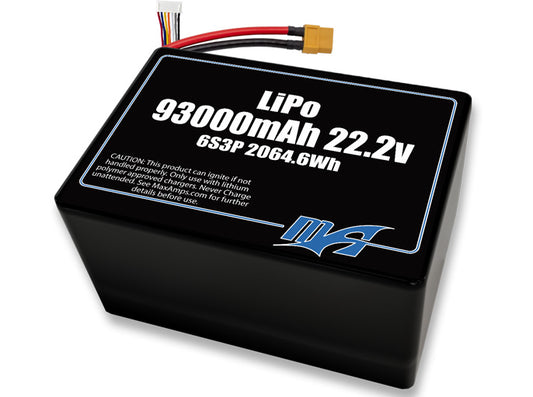 LiPo 93000 6s 22.2v Battery Pack