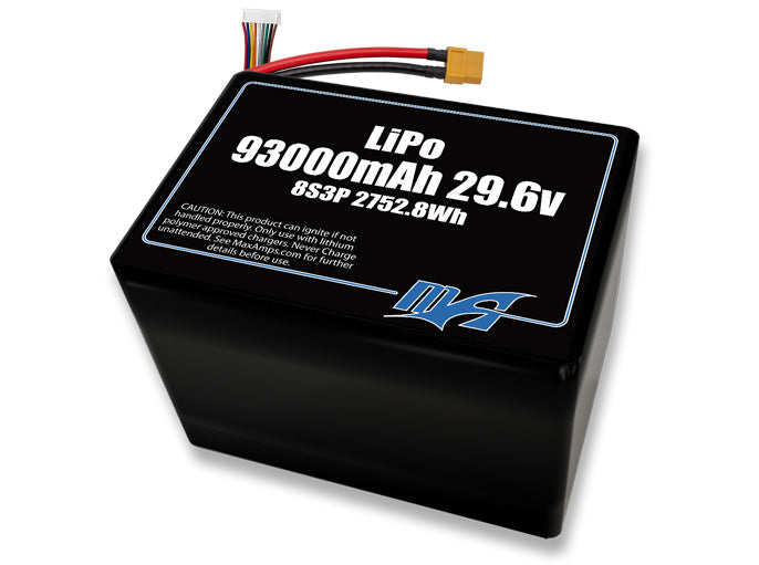 LiPo 93000 8s 29.6v Battery Pack