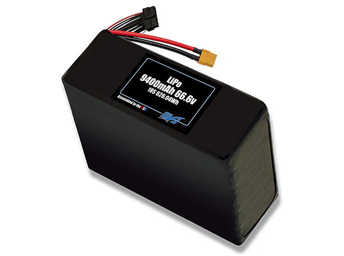 LiPo 9400mAh 18S 66.6v Battery Pack
