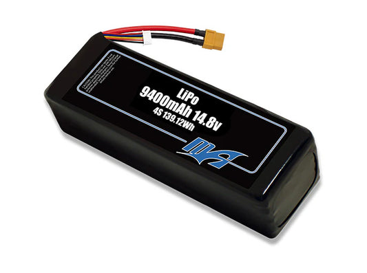 LiPo 9400mAh 4S 14.8v Battery Pack