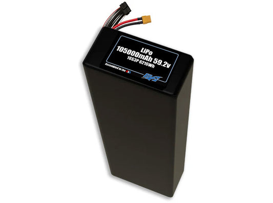 LiPo 105000mAh 16S3P 59.2v Battery Pack